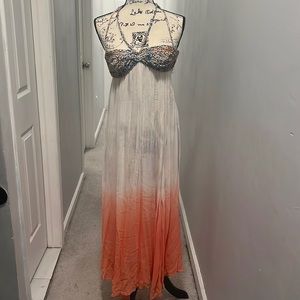 Bohemian Free People Maxi Dress size 2